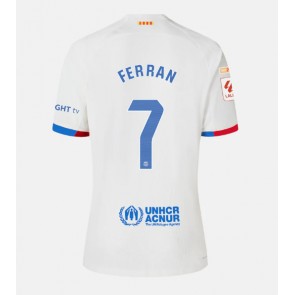 Barcelona Ferran Torres #7 Replica Away Stadium Shirt 2023-24 Short Sleeve